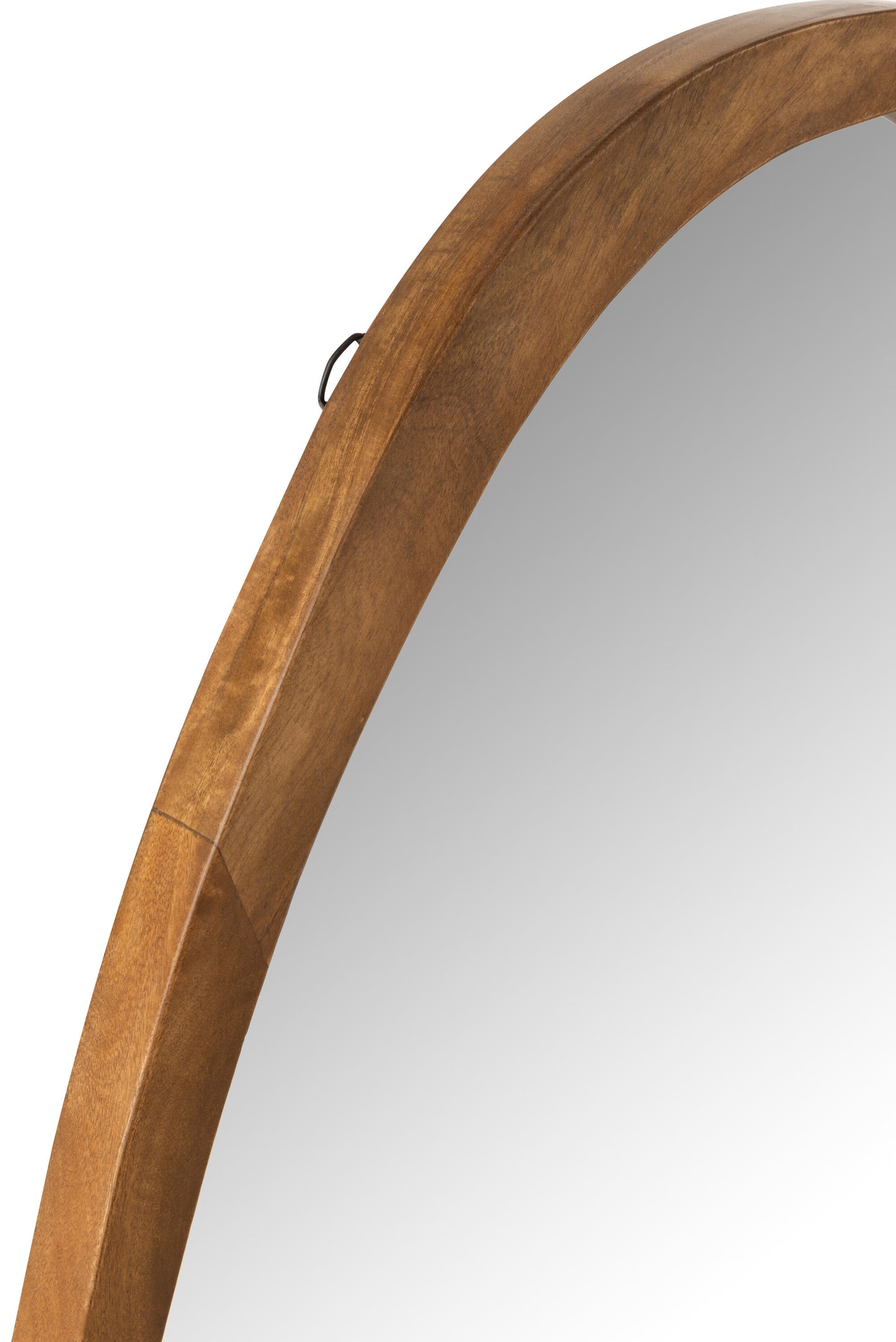 Miroir Irrégulier Bois De Manguier Marron