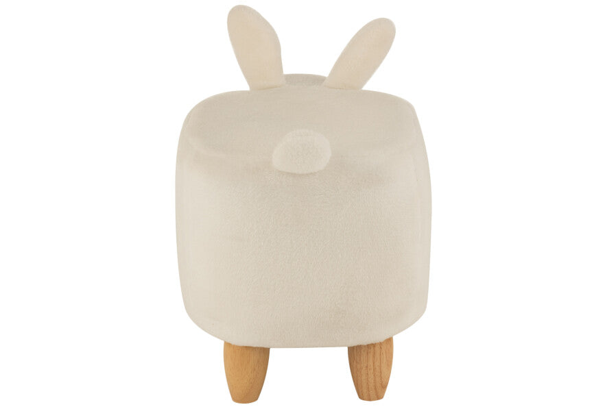 Chaise Enfant Mouton Bois/Textile Blanc