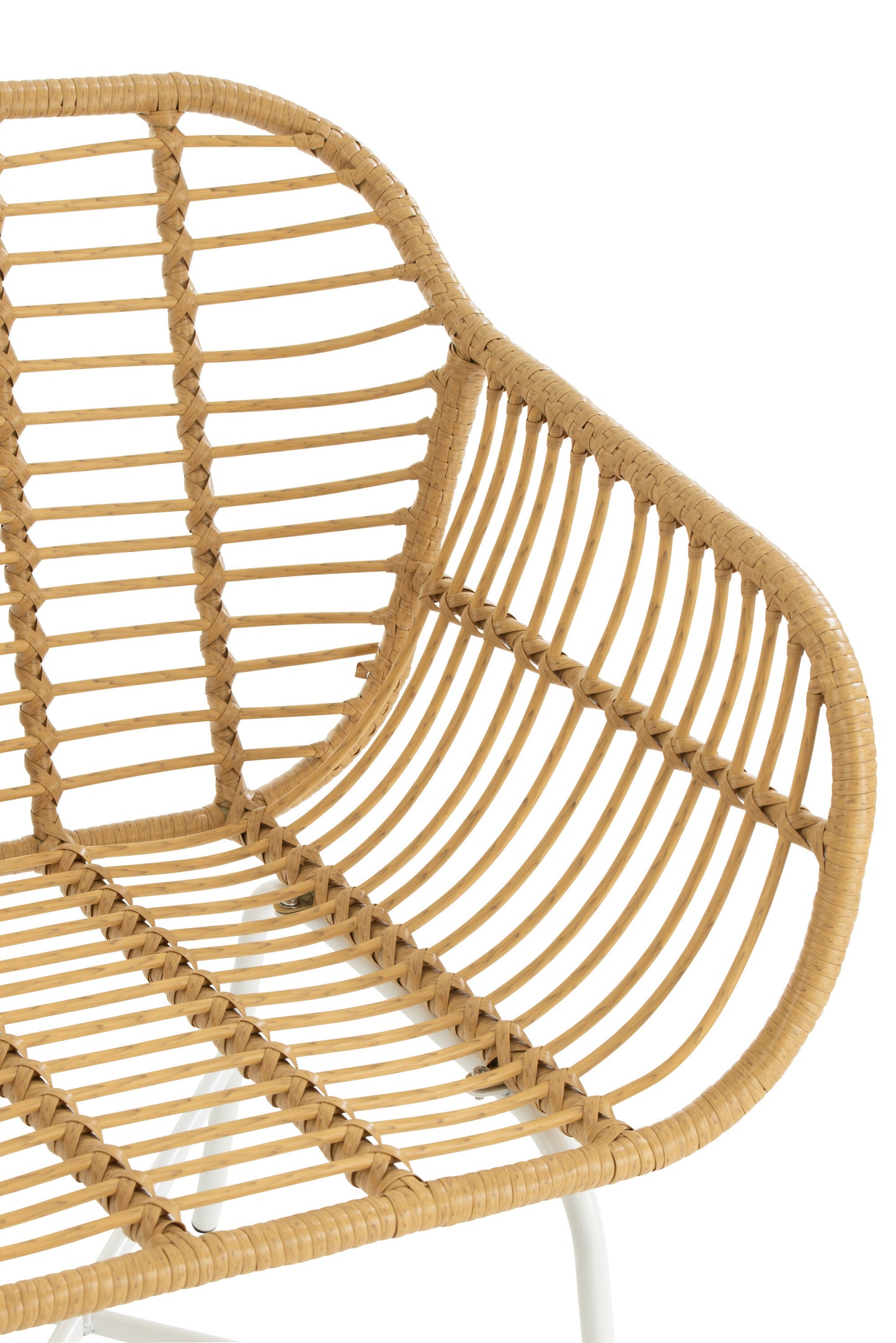 Chaise D'exterieur Rachelle Metal/Rattan Nature