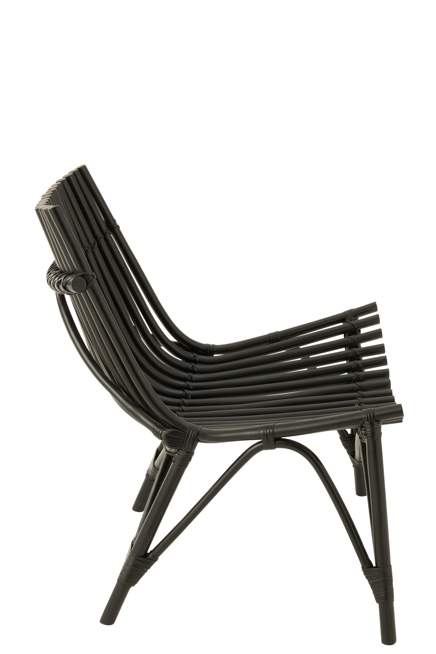 Chaise Rotin Noir