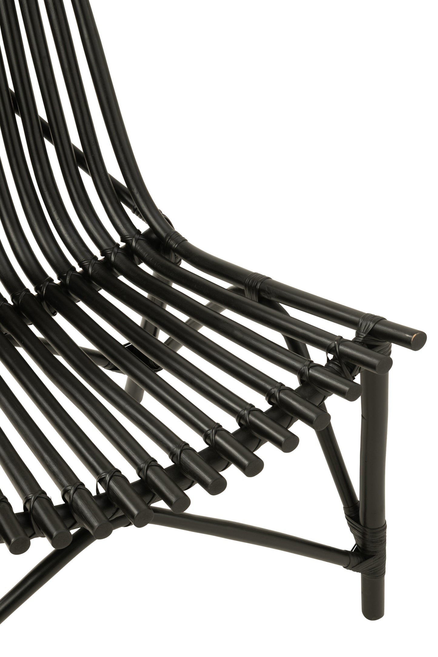 Chaise Rotin Noir