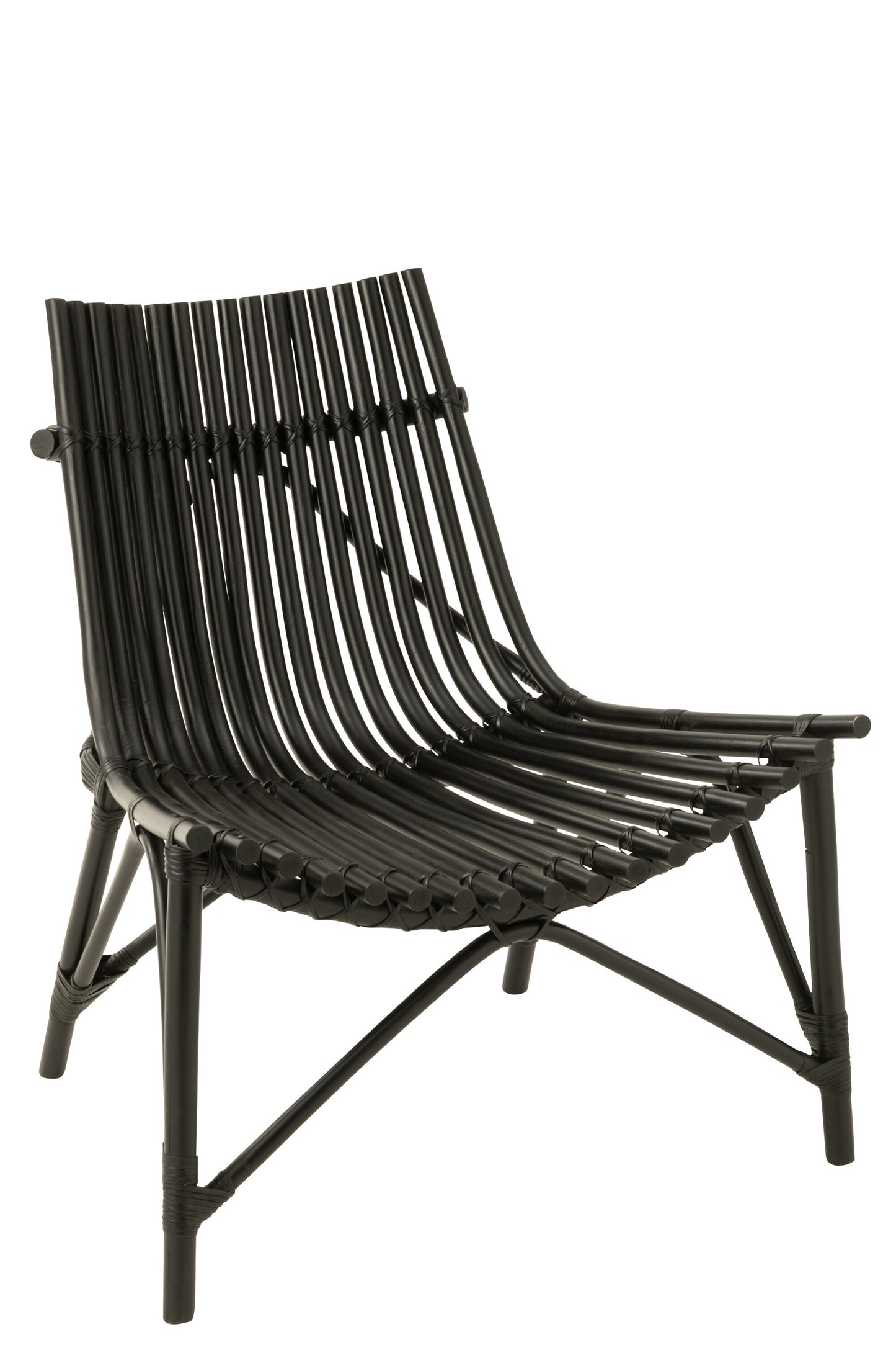 Chaise Rotin Noir