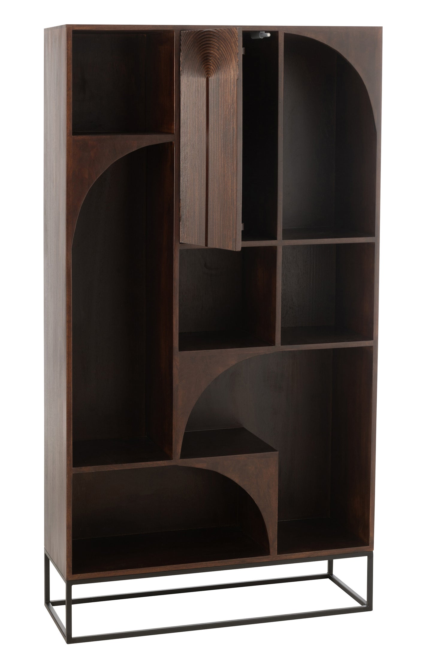 Etagère Bois De Manguier/Mdf Brun