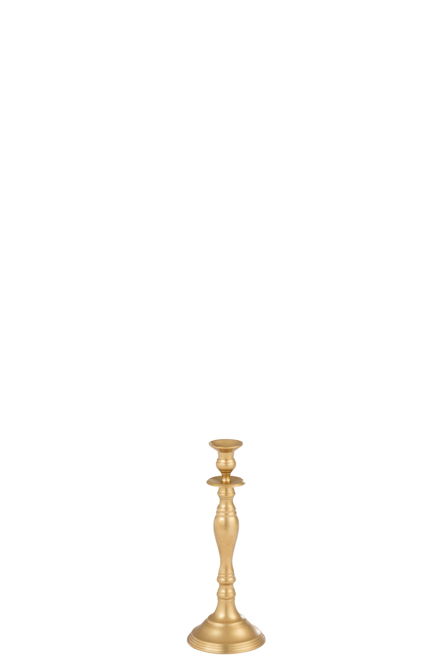 Chandelier Classique Aluminium Mat Or Small