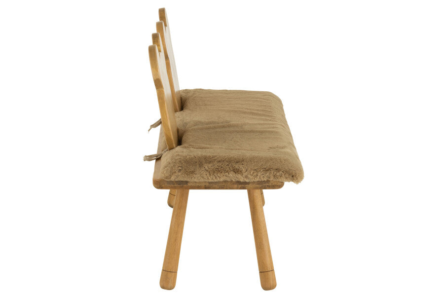 Chaise enfant Bear 2 People Wood Natural