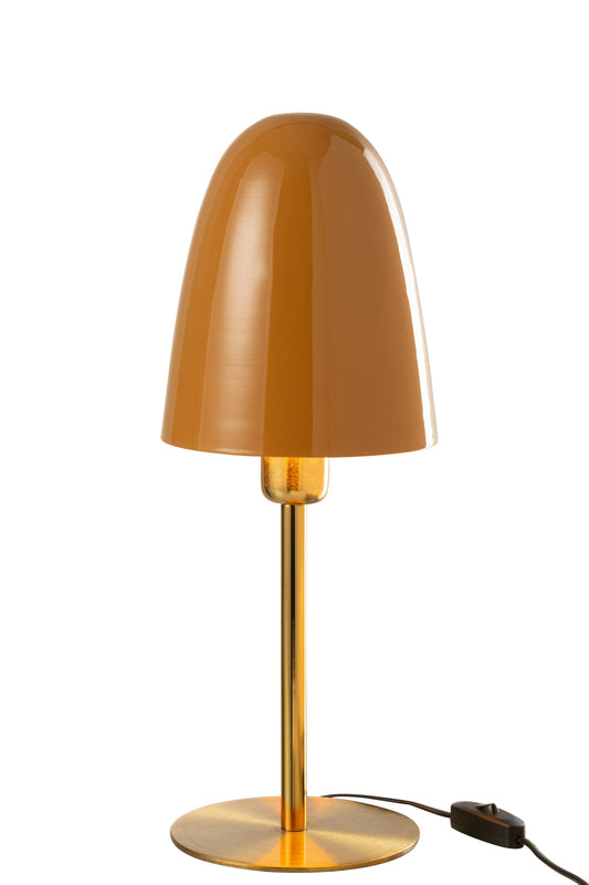 Lampe De Table Métal Ocre/Or