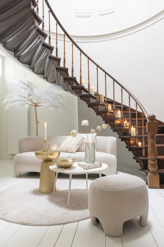 Set De 2 Tables Vinta Aluminium Blanc