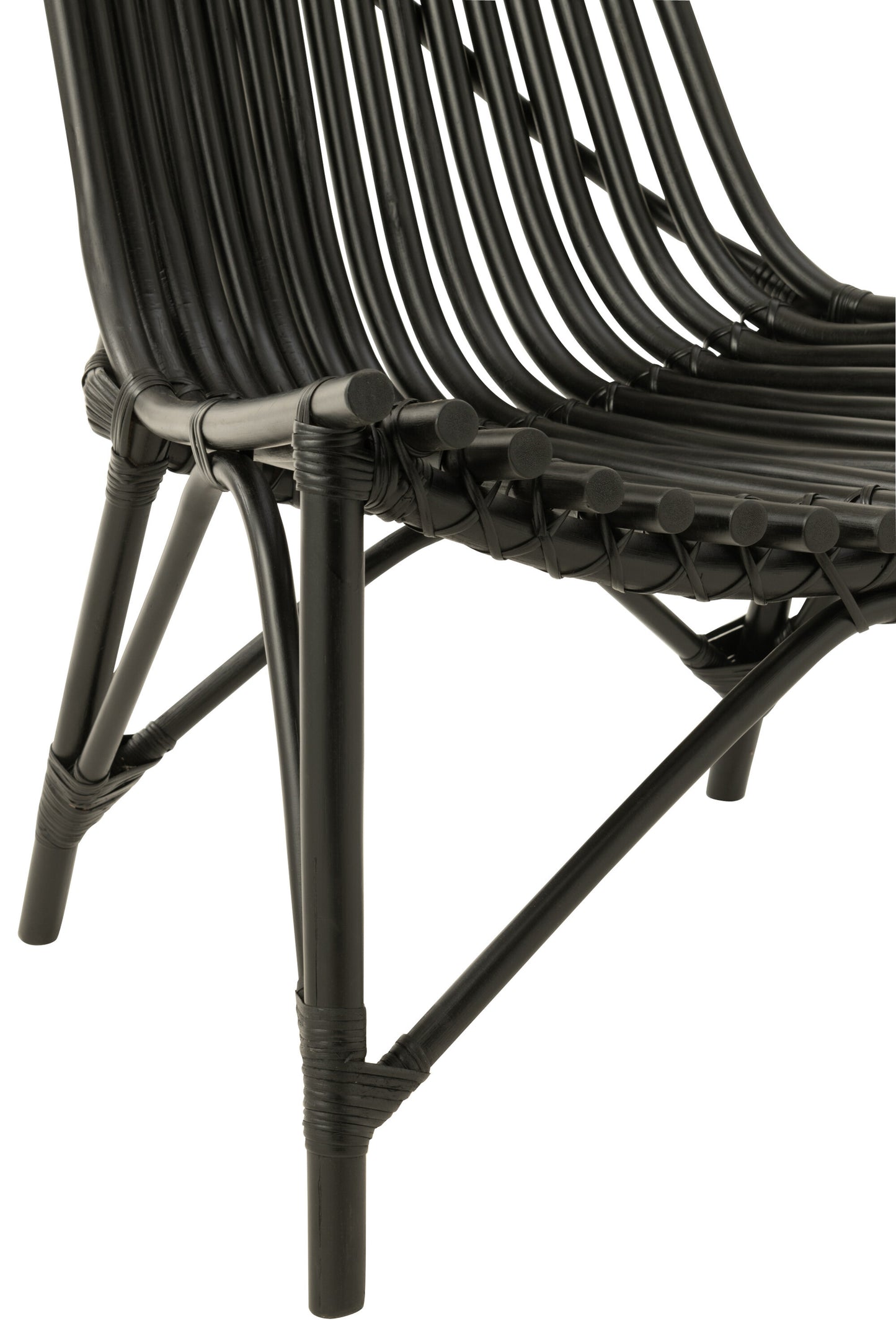 Chaise Rotin Noir